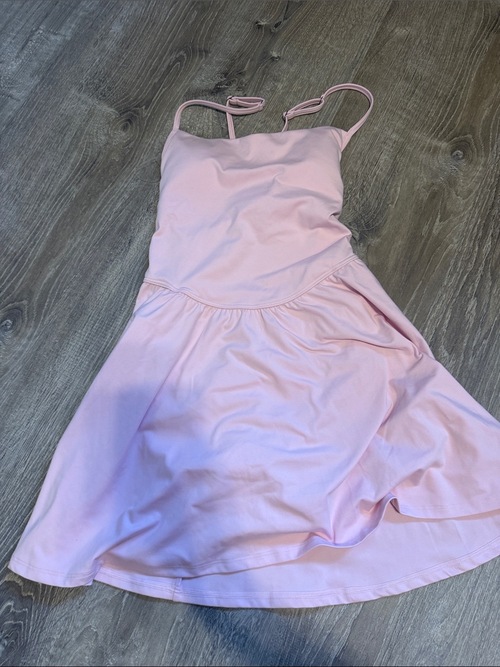 Abercrombie & Fitch Pink Spaghetti Strap Dress